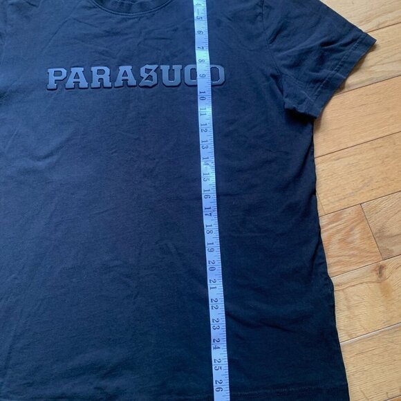 Parasuco Black Logo Graphic Tee – Size M - Picture 5 of 8